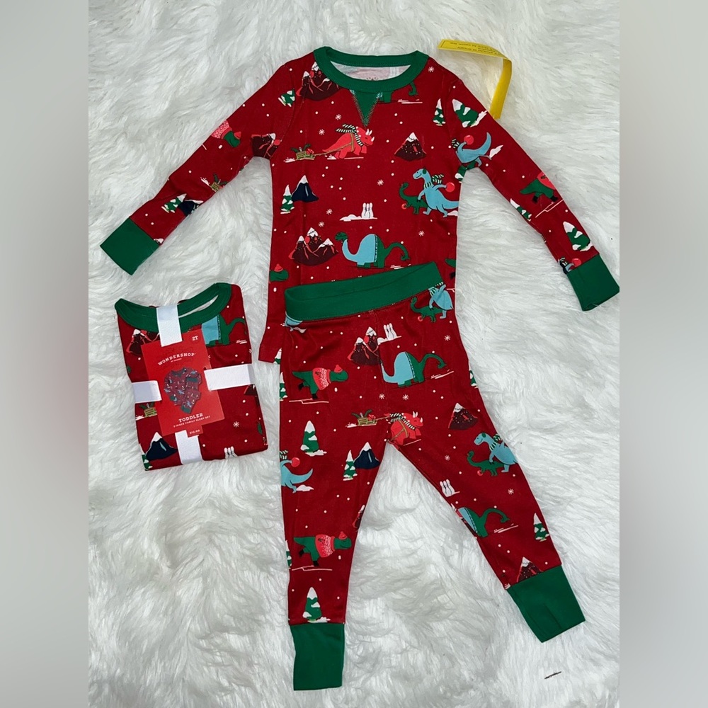 🎁🎄NWT WONDERSHOP TODDLER FAMILY SLEEP SET🎄